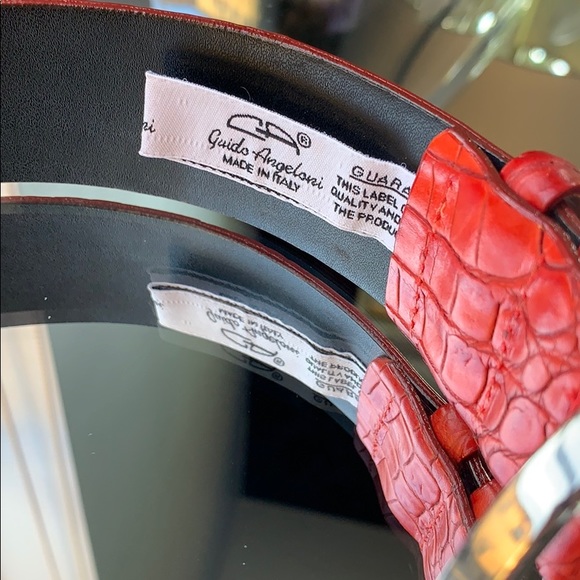 Textured Leather Belt